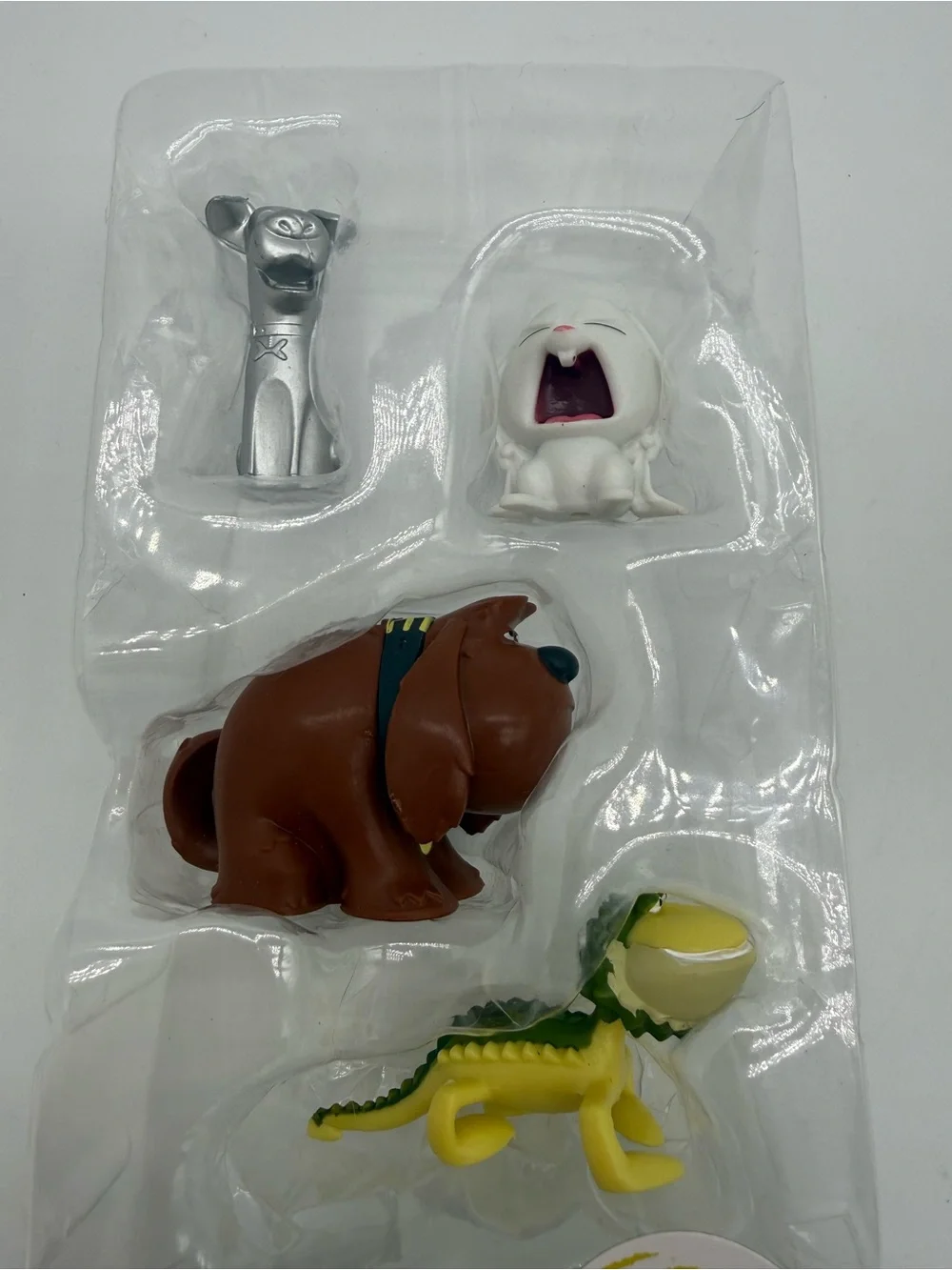 The Secret Life of Pets Mini Figures 4-Pack Silver Metallic Variant Max Snowball